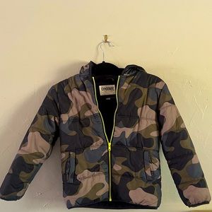 Camouflaged Puffer Jacket